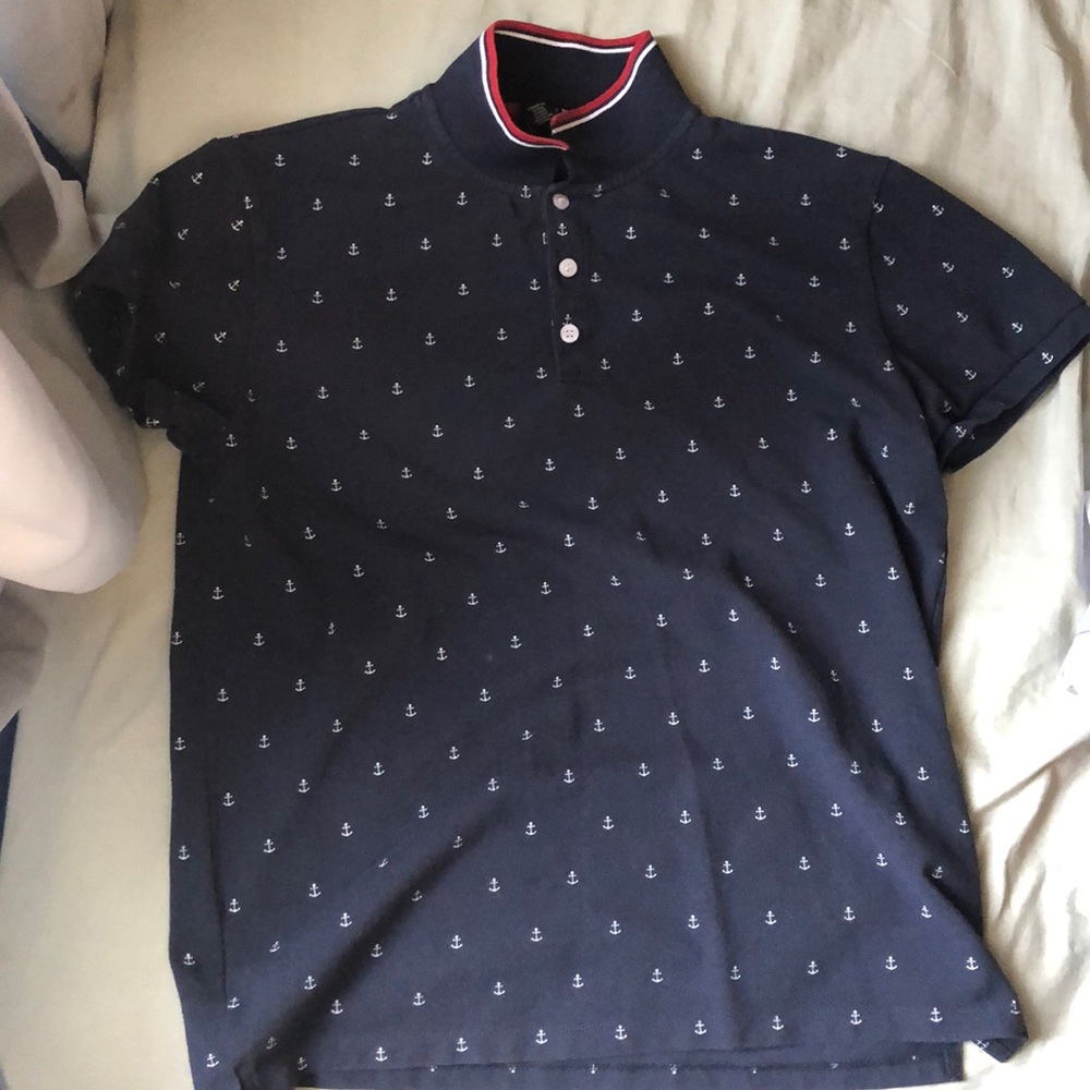 Anchor Print Polo